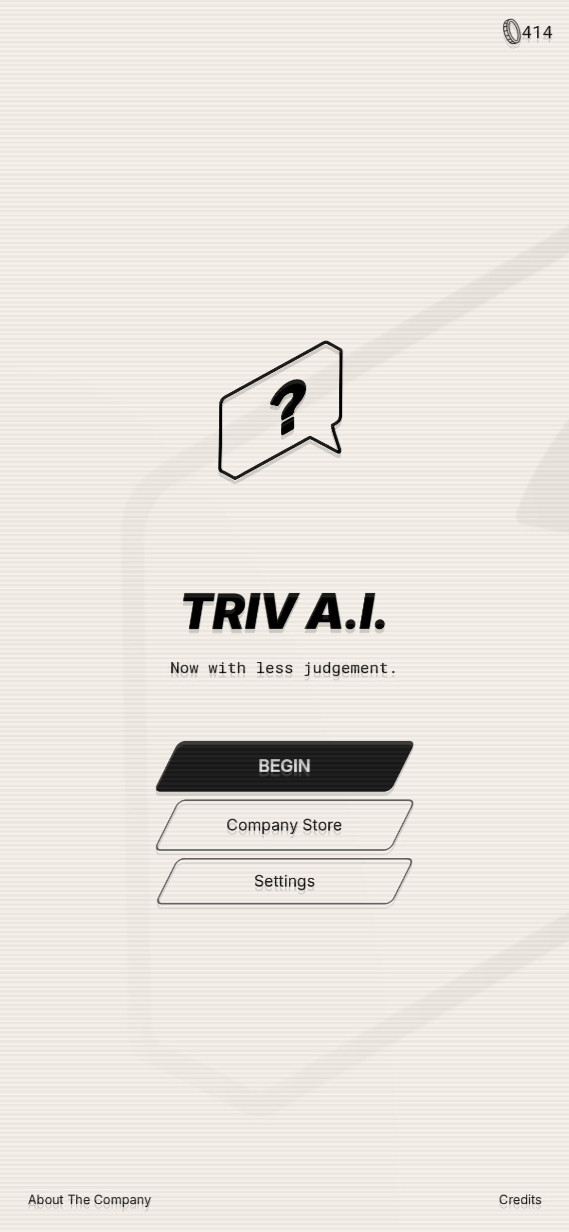 Triv A.I. app screenshot